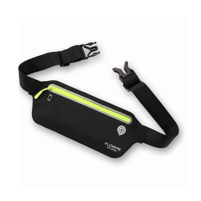 Sac Banane Course à Pied Randonnée Marche Réfléchissant Imperméable pour THOMSON TLINK 360 > Noir