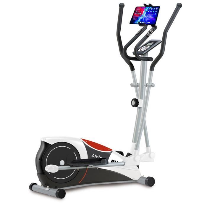 Vélo elliptique ATHLON G2334N Inertie 10 kg + Support pour tablette/smartphone unique Blanc