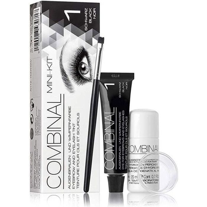 Kit teinture cils/sourcils Combinal noir