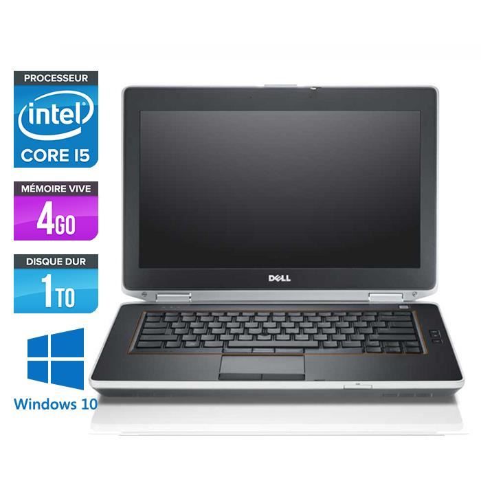Dell E6420 -Core i5 2,5GHz -4Go -1To -Windows 10