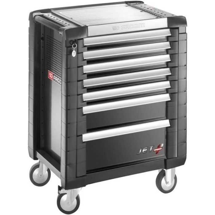 Servante d'atelier JETM3 Noir FACOM 7 tiroirs - JET.7GM3PF
