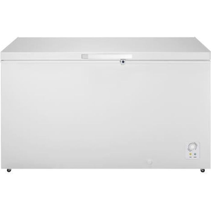 Hisense FT546D4AW1, Coffre, 420 L, 27,5 kg-24h, SN-T, A+, Blanc