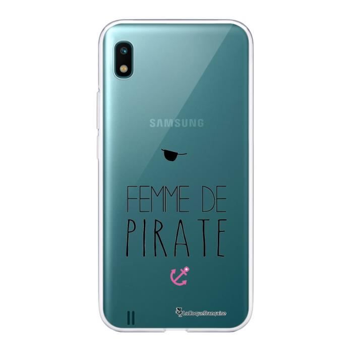 Coque Samsung Galaxy A10 360 intégrale transparente Femme de Pirate Ecriture Tendance Design La Coque Francaise