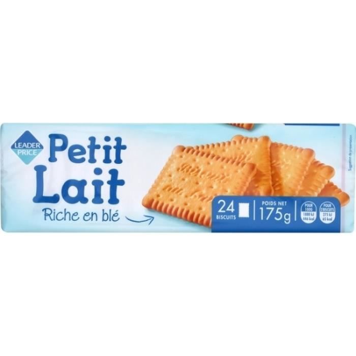 Biscuits au lait 175g Leader Price