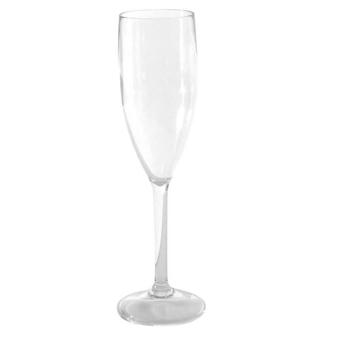 Verres à champagne polycarbonate x 3