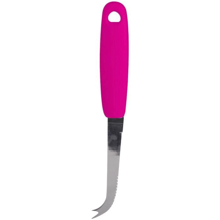 Couteau à Fromage Lame Inox Manche Ergonomique Antidérapant Chef Cuistot Rose