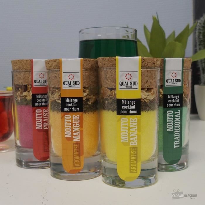 Coffret Cocktails Mojitos - Quai Sud