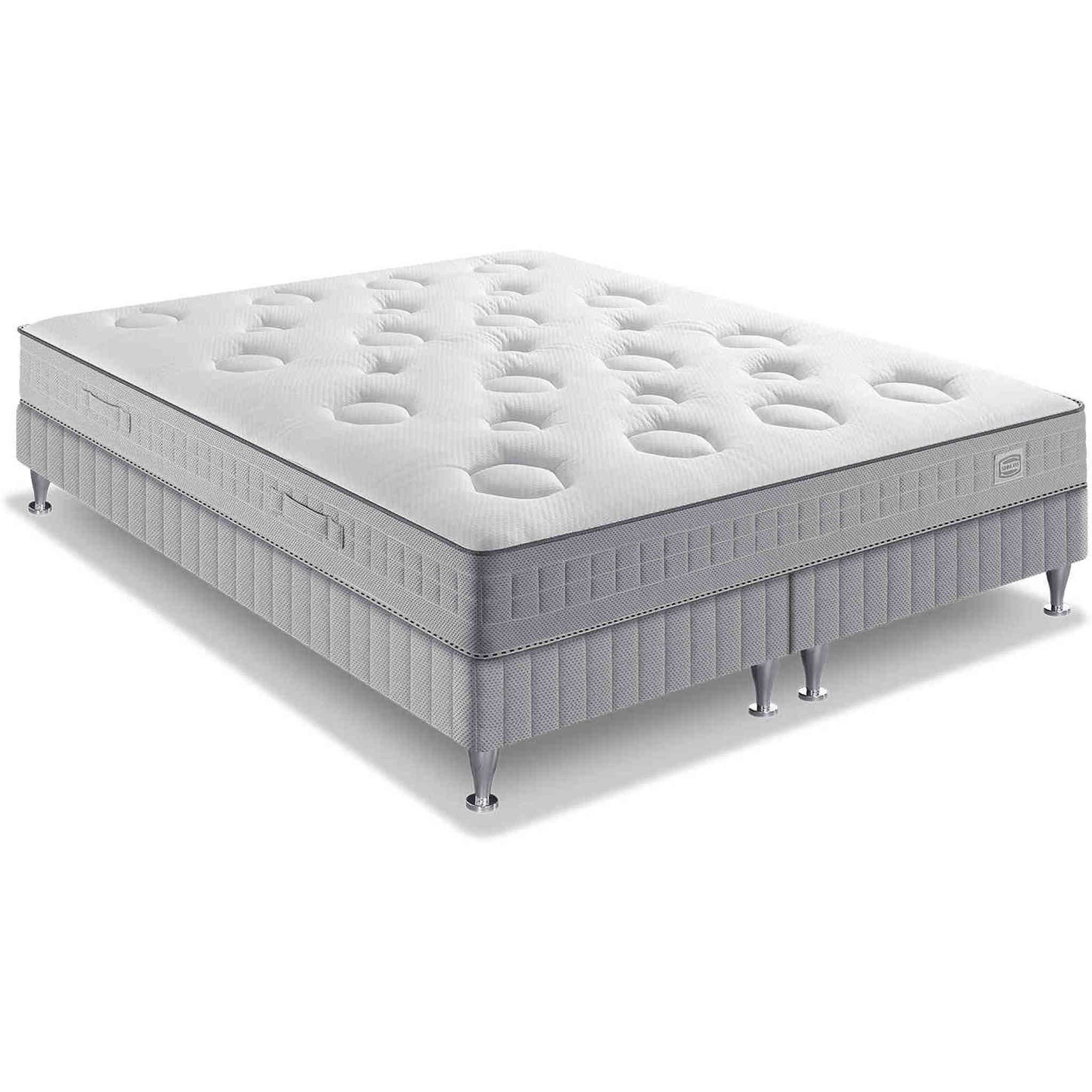 Ensemble Matelas 2x90x200 + Sommier - Ressort ensachés - 26 cm - SW4