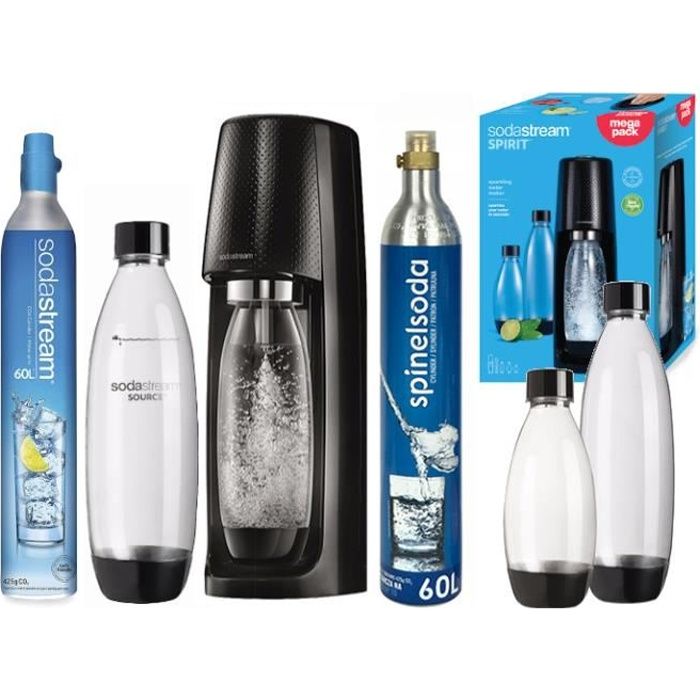 SATURATEUR SODASTREAM + CARTOUCHE SPINELSODA