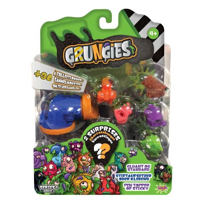 SPLASH-TOYS Pack de petites figurines dégoutantes à collectionner Grungies family
