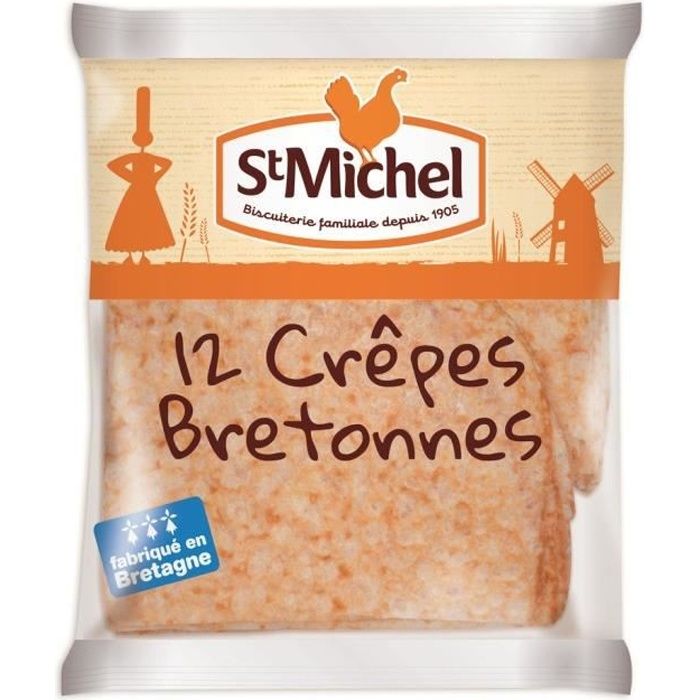 ST MICHEL BISCUITS 12 Crêpes bretonnes
