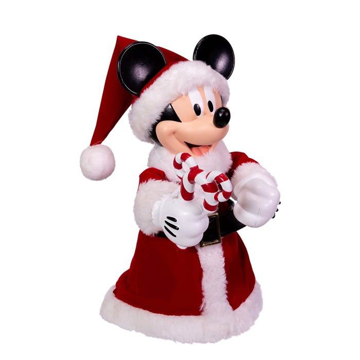 Décoration de Noël - Kurt S. Adler - DN9168 - Mickey Mouse - Rouge - 254 cm - Bras Pliables