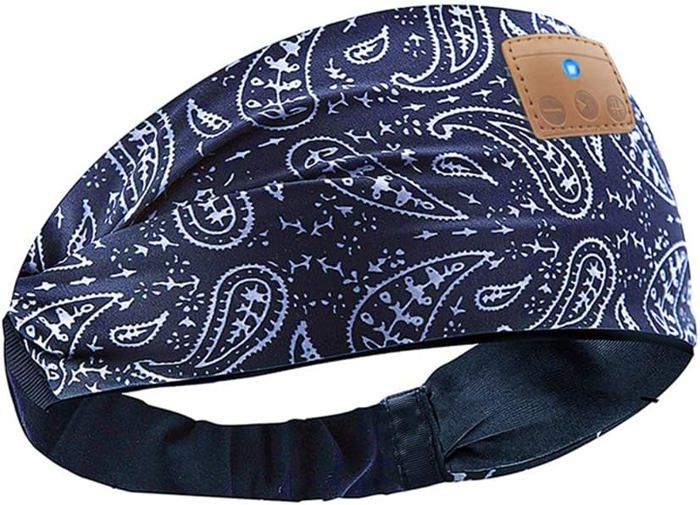 Bandeau écouteurs Bluetooth Pour Dormir - Masque De Nuit Avec Haut-parleurs, 26h Batterie - Confort Pour Dormeurs Latéraux, Sport, Voyage - 7