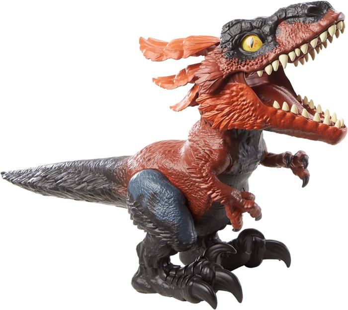 Mattel Jurassic World – Dino De Feu – Figurine Électronique Interactive – Capteurs Sensoriels – 5 Modes De Jeu – Dès 5 Ans – GYW89