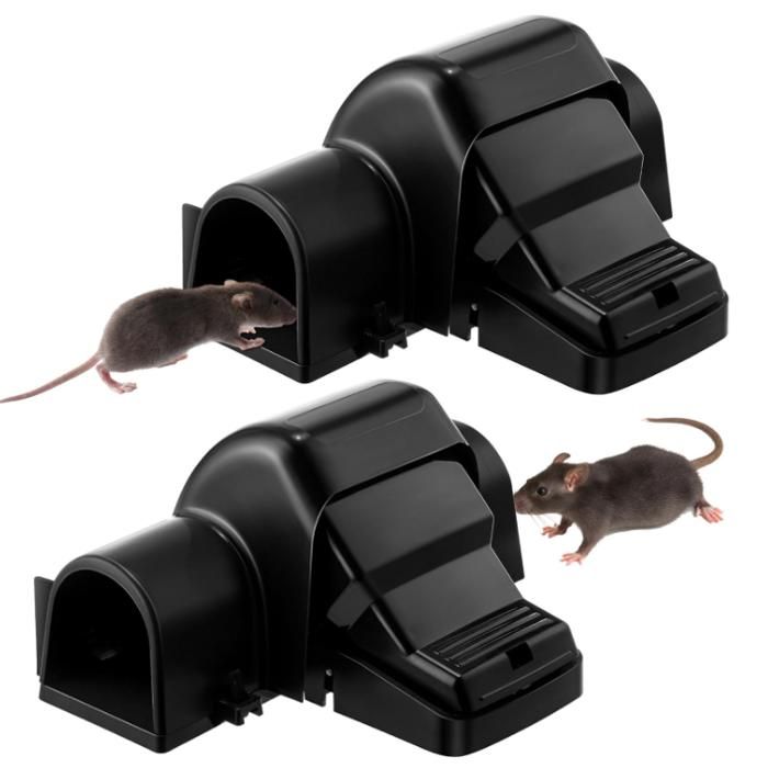 Pièges à Rats Qui tuent instantanément pièges à Rats et Souris sans cruauté pour lintérieur et lextérieur Attrape-Rats réutilisab