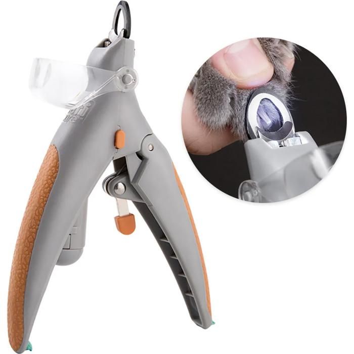 Comparer les prix de Coupe-griffes chat éclairé LED grossissement 5x +lime à ongles ciseaux ongles YYV