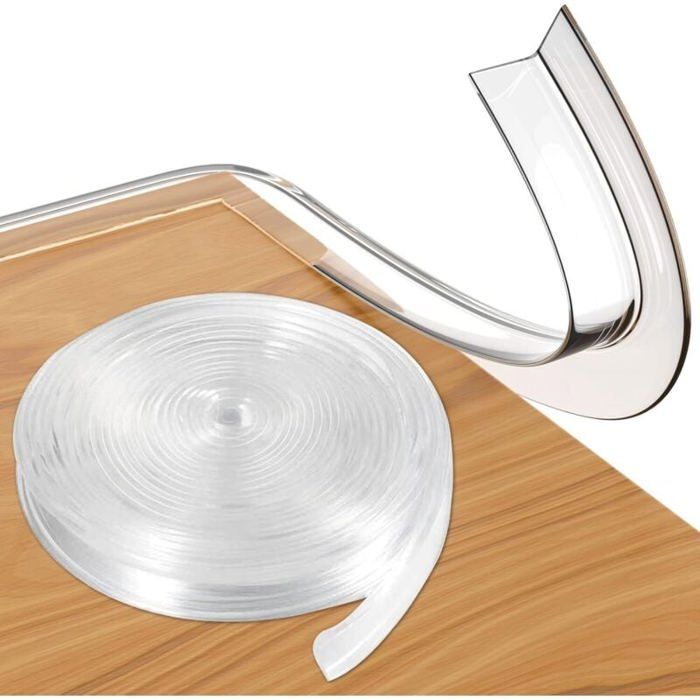 Sollbry Protection pour bébé protections dangle de table sécurité pour bébé et enfant bande de protection souple de 6