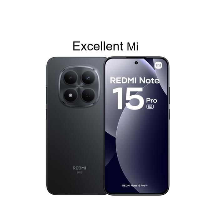 REDMI Note 15 Pro 5G Smartphone de 8GB RAM ROM Vendu par Excellent Mi EU Version Chargeur non inclus - vue 3