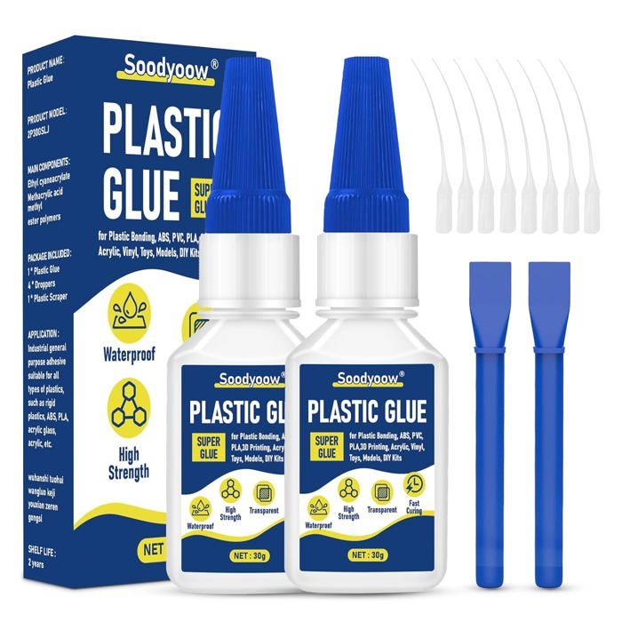 2X30g Super Colle Extra Forte,Colle Forte pour PLA,ABS,Plastique ...