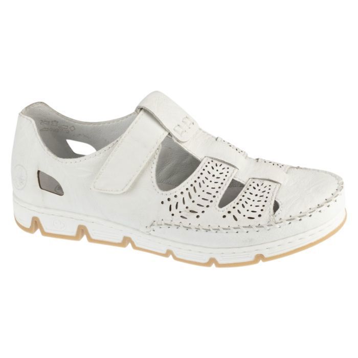 Rieker chaussures basses Femme - Blanc - Rieker Shoes 49958