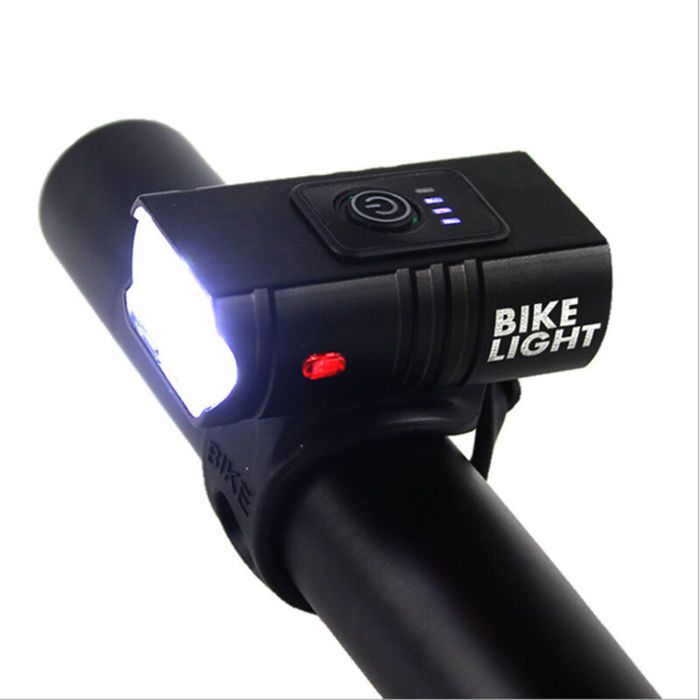 Éclairage de vélo éclairage de vélo super lumineux à haute luminosité 6 + 4 modes rechargeables par USB ensemble phare et feu a