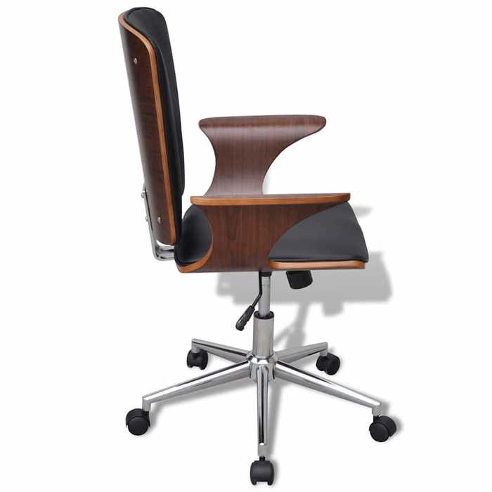 Chaise de bureau - vidaXL - similicuir - Roulettes - Hauteur réglable 45500