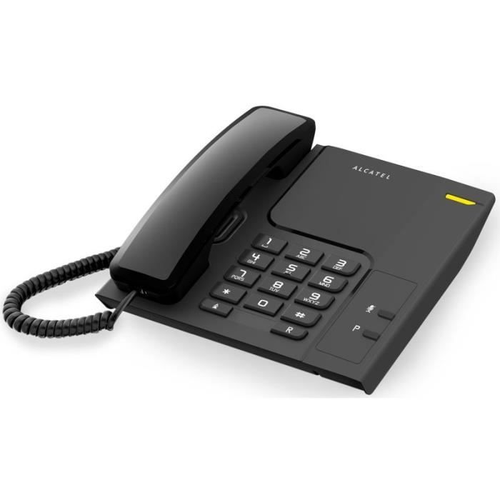 Téléphone fixe Alcatel TEMPORIS T-26 LED Noir Multicolore