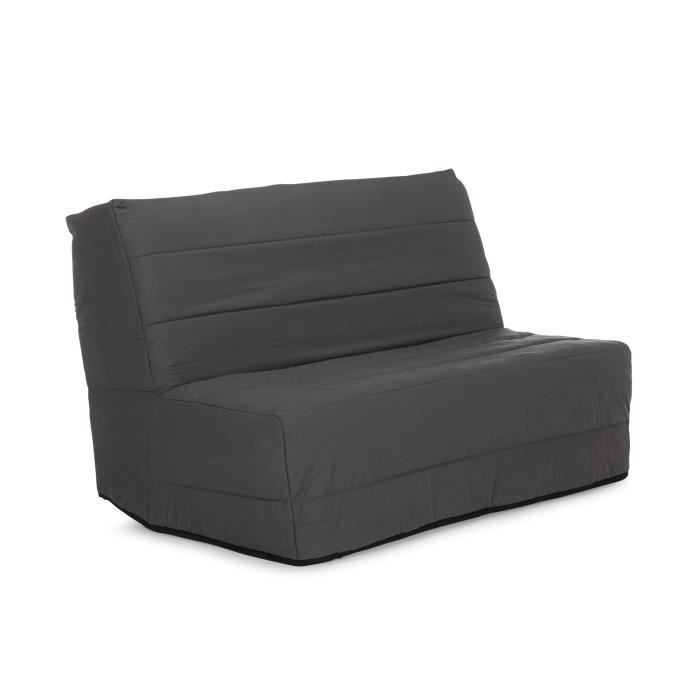 Bello Banquette Bz 140cm Avec Housse Grise Gris Achat Vente