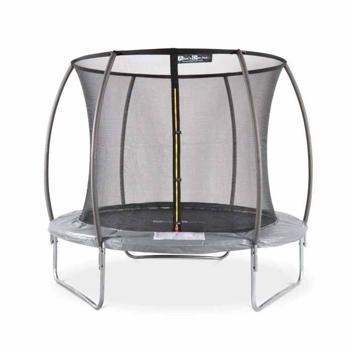 Trampoline Cocon Jardin 150 Cm Avec Filet Intérieur - Pour Enfants à Partir De 3 Ans, Sécurité Optimale