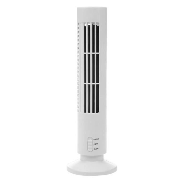 Mini Ventilateur Colonne Silencieux Sans Lame Vertical Portatif D