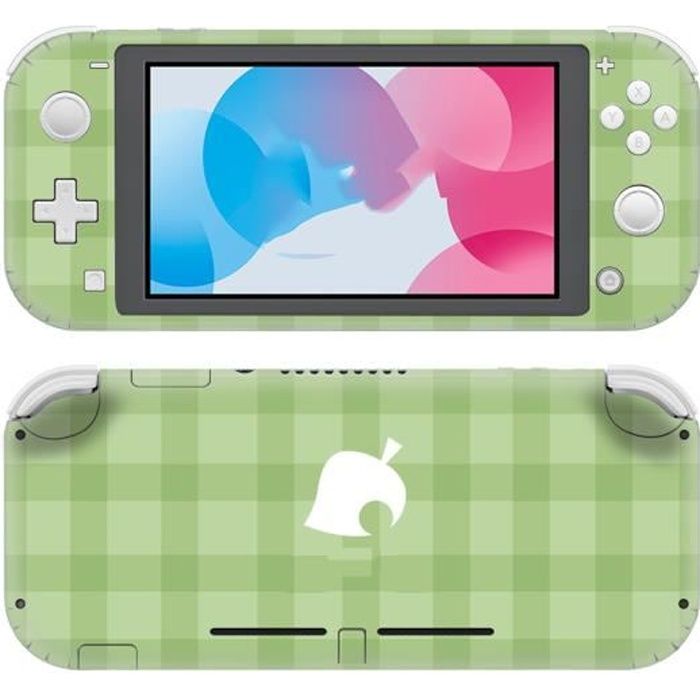 sticker skin console animal crossing pour nintendo switch lite verison 3 cdiscount informatique