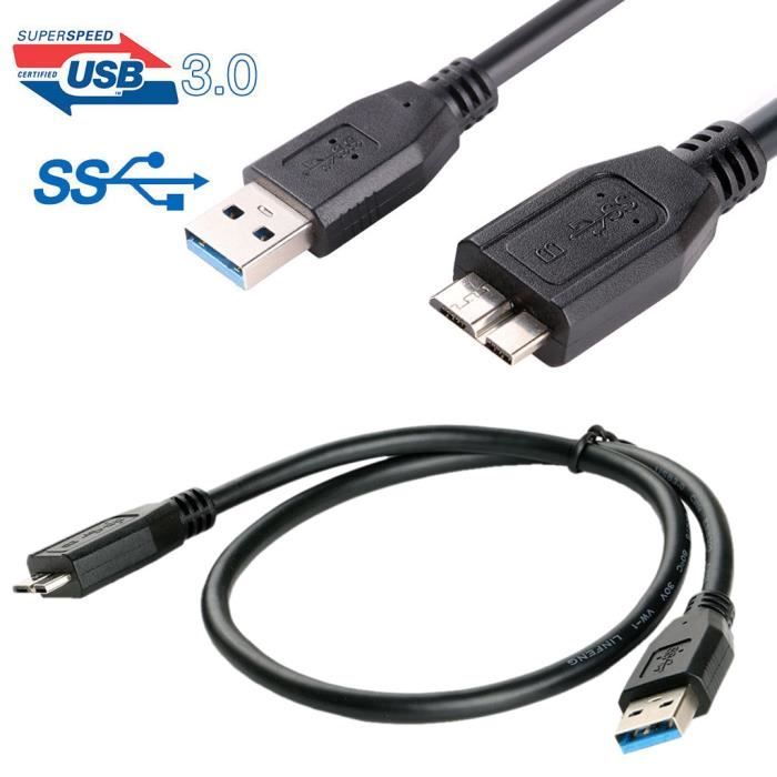 High Speed Micro Usb 3 0 Cable Disque Dur Externe Usb 3 0 Disque Dur 1 M Cable 850 Prix Pas Cher Cdiscount