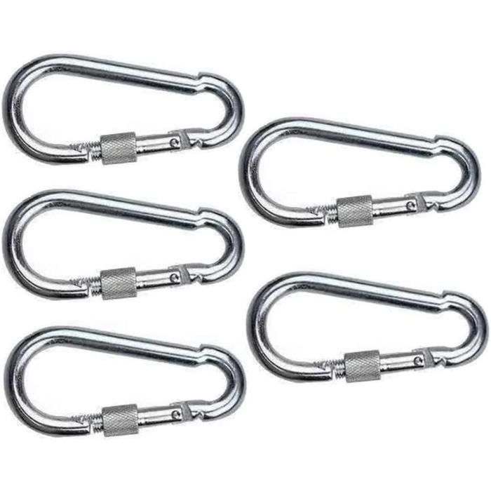 Mousqueton D'escalade En Acier Inoxydable, Clip Durable, Neuf