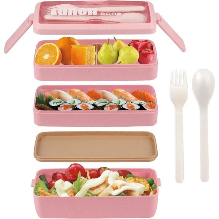4 Distributeurs De Lait En Poudre Empilables - Portable, Compartiments étanches - Pour Bébé, Snacks, Voyage - 6