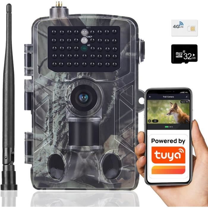 Caméra de chasse avec application mobile - 4G caméra surveillance