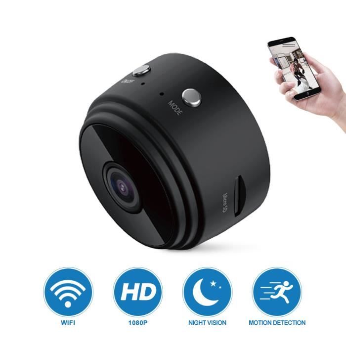 Mini Sans Fil WiFi 1080P HD micro caméra Moniteur enregistreur de détection de Mouvement vision nocturne Caméscope 128G