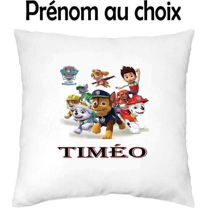 Coussin personnalisé patpatrouille