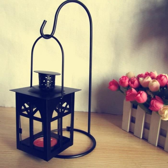 Bougeoir En Fer Noir - Design Moderne Et épuré Pour Mariages, Anniversaires Ou Dîners Romantiques - Décoration D'ambiance élégante