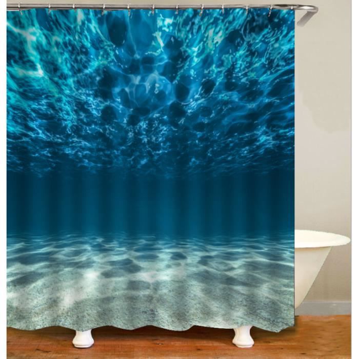 Rideau De Douche Pour Baignoire Et Salle De Bains Lavables Anti