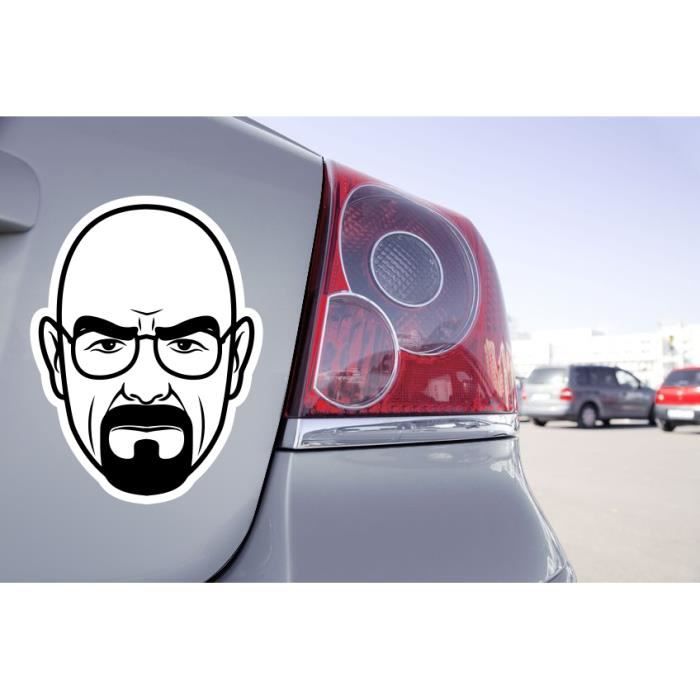 Sticker Voiture Walter White Breaking Bad Heisenberg 5cm X 4cm