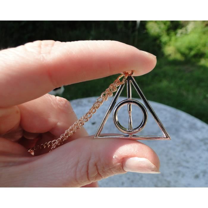 collier pendentif Harry Potter Triangle Relique