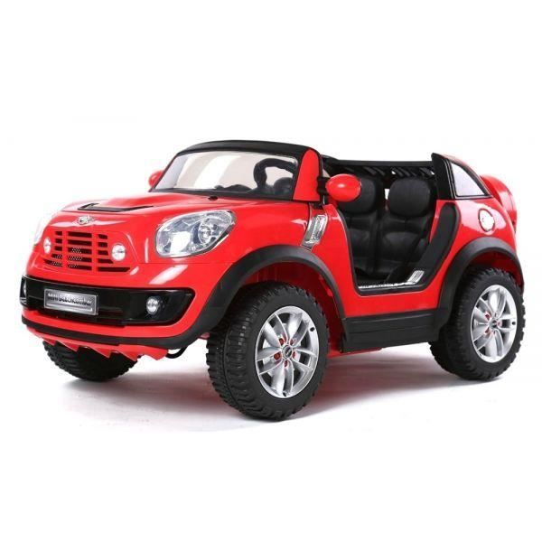Voiture Electrique 2 Places 12v Mini Cooper Beachcomber Rouge
