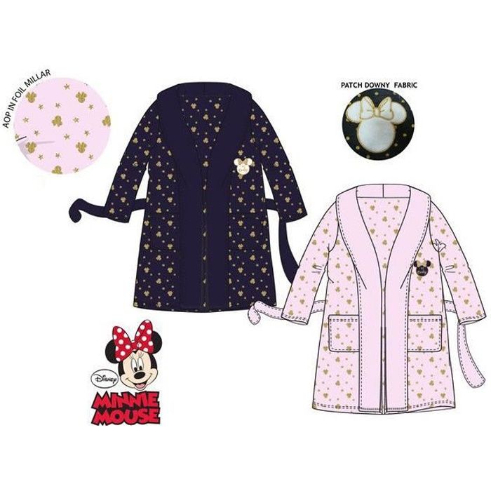 Peignoir minnie 2025 fille