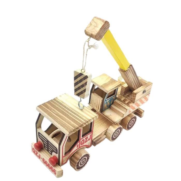 1 Pc Grue Modele Decor Dessin Anime En Bois Simulation Ornement Pour La Maison Assembly Set Construction Set Manipulation Set Achat Vente Assemblage Construction Cdiscount