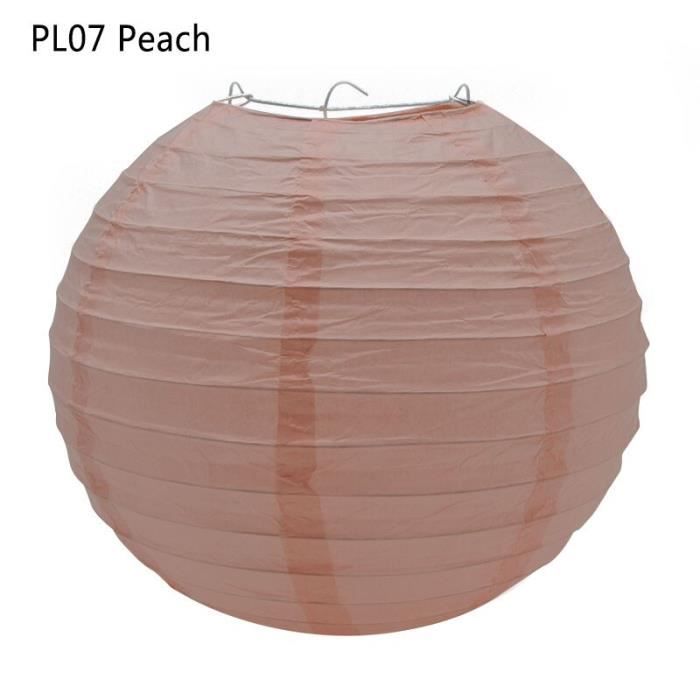 FANSU Colorées Lanterne Papier, 6 Pcs Lanterne En Papier à Suspendues, Rond Lampion Papier Pour Anniversaires, Mariages, Jardin, Fêtes Et Événements Lampion (Rose,15cm