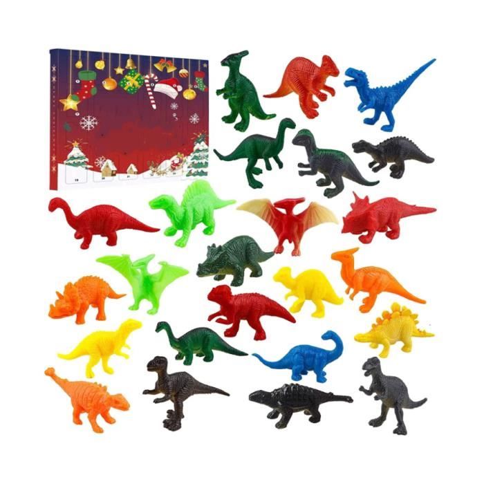iZoeL Calendrier de l'Avent Dinosaure Garçons 2022, 24+ Figurines