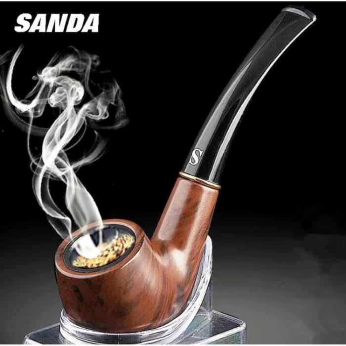 Pipe a Tabac Herbe Accessoire Fumeur Boite Fumeur Cadeau One Hitter pour  Fumer de l’Herbe