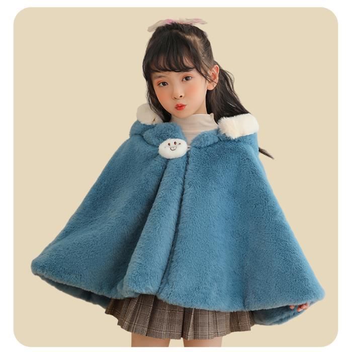 Manteau cape fille 10 store ans