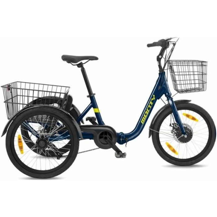 Tricycle électrique NUKE 20 BH ROUES DE 20 POUCES PLIANT BLEU