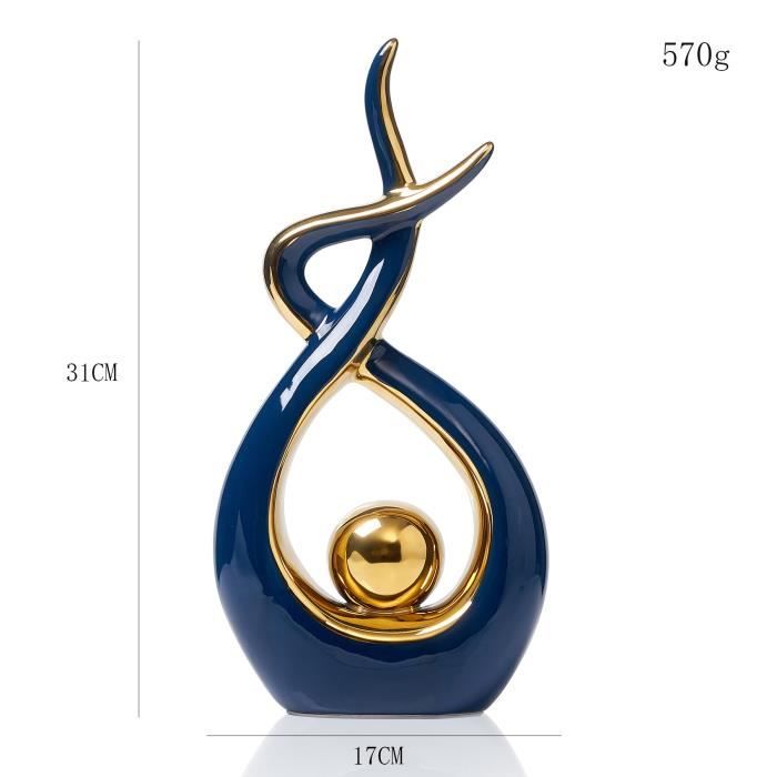 Acheter Statue D'intérieur En Céramique De Lapin, En Acier Inoxydable, Métal Doré, Plateau à Clés, Décoration, Sculpture Animale, Porte-objet D'entrée Multifonctionnel